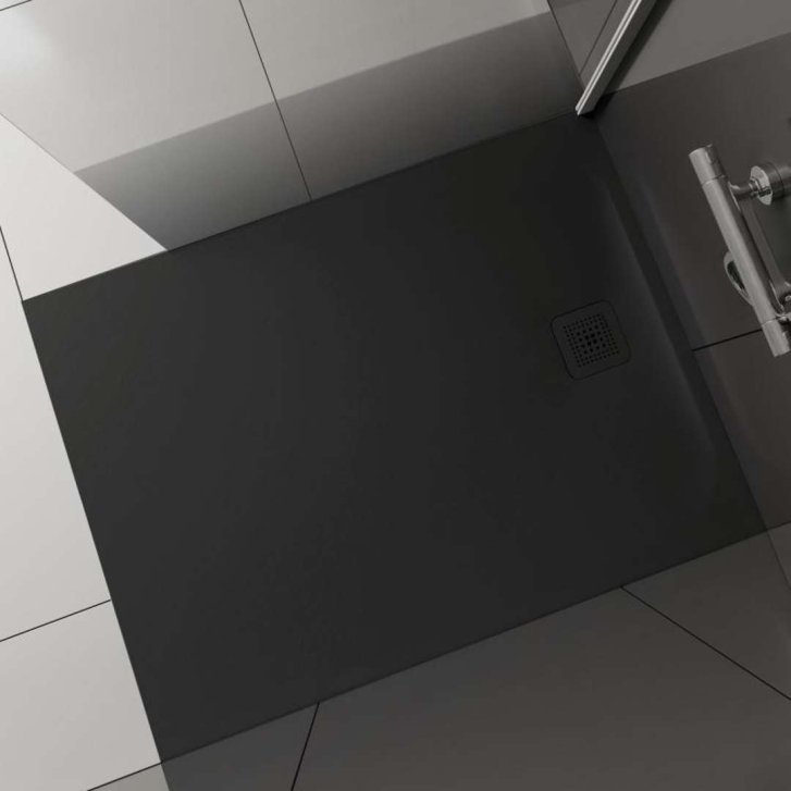 Laufen Pro - Sprchová vanička 100x100 cm, matná černá H2119520800001