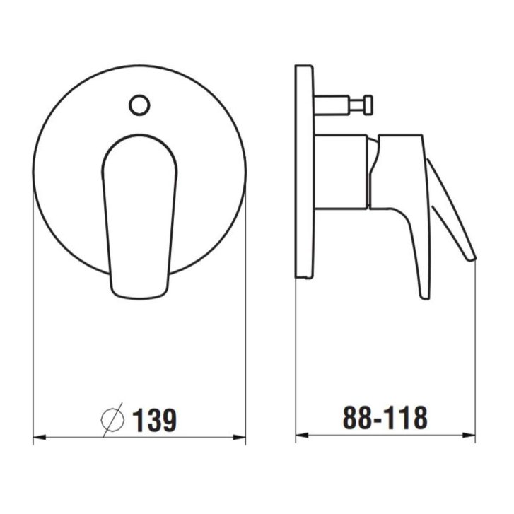 Laufen Laurin - Baterie pod omítku pro 2 spotřebiče, matná černá HF500779428000