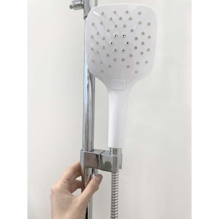 Ravak Termo - Sprchový set s vanovým termostatem, 25 cm, 3 proudy, chrom X070163