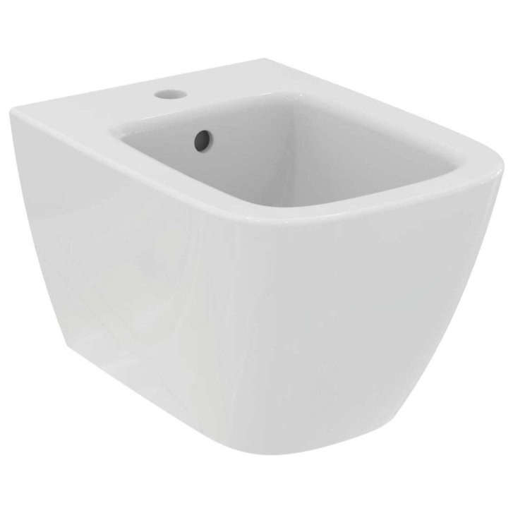 Ideal Standard i.Life S - Závěsný bidet, 355x480 mm, s přepadem, otvor pro baterii, bílá T459301