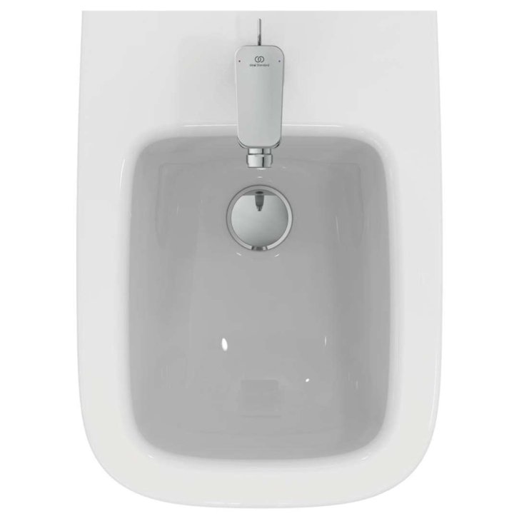 Ideal Standard i.Life S - Závěsný bidet, 355x480 mm, s přepadem, otvor pro baterii, bílá T459301