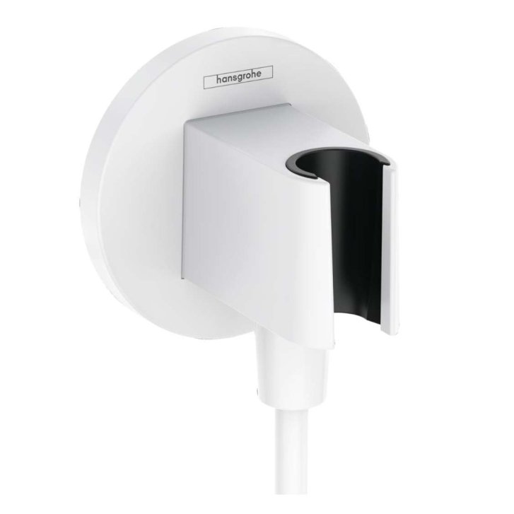 Hansgrohe Fixfit - Sprchové kolínko s držákem, matná bílá 26888700
