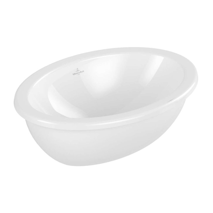 Villeroy & Boch Loop&Friends - Umyvadlo vestavné, 56x38 cm, s přepadem, CeramicPlus, alpská bílá 4A5500R1