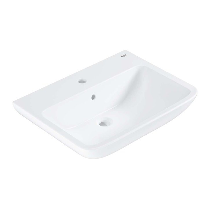 Grohe Start Edge - Umyvadlo 60x45 cm, s přepadem, otvor pro baterii, alpská bílá 39950000