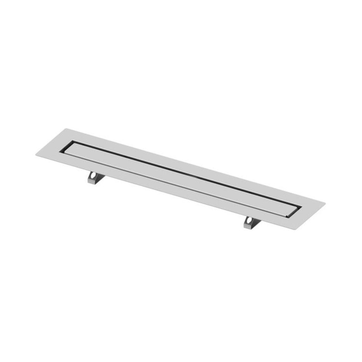 Tece TECEdrainline - Sprchový žlab 70 cm, pro nalepení dlažby, s krytem, nerez 650700