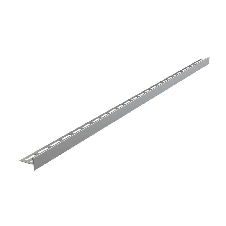 Alca - Lišta pro vyspádování podlahy 1200 mm, oboustranná, výška lemu 14 mm, nerez mat APZ906M/1200