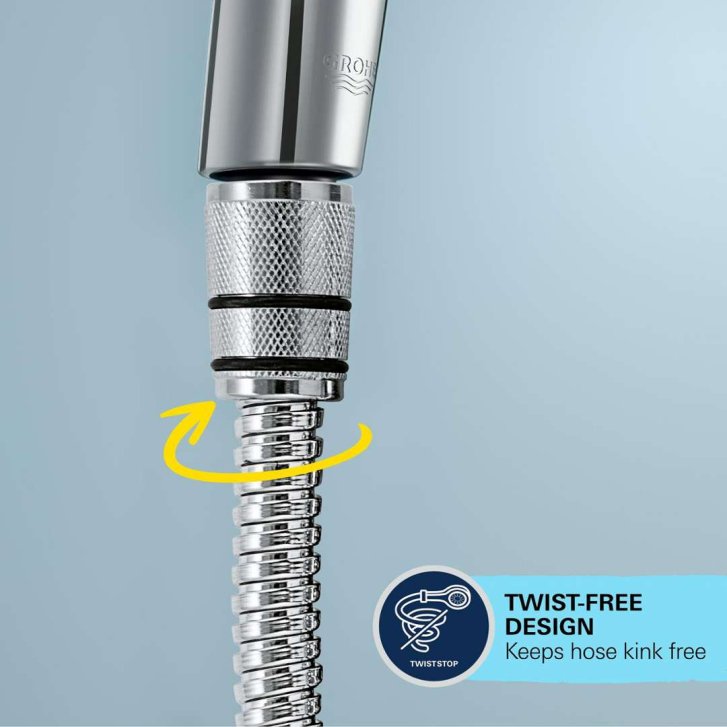 Grohe - Sprchová hadice VitalioFlex Metal Long-Life 1,5 m, chrom 22101000
