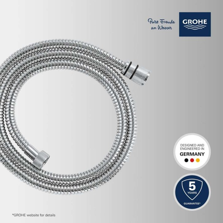 Grohe - Sprchová hadice VitalioFlex Metal Long-Life 1,5 m, chrom 22101000