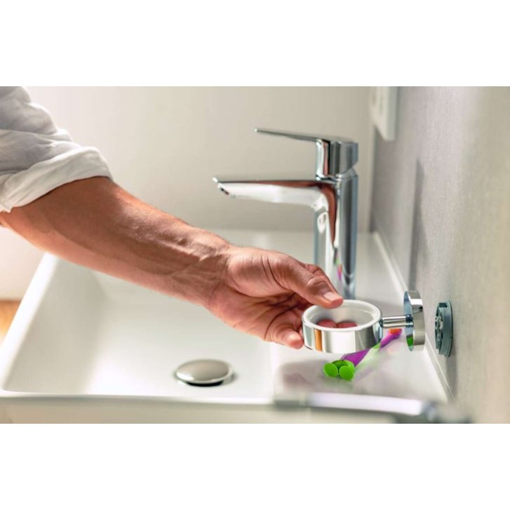 Grohe QuickFix Start - Dávkovač mýdla s držákem, sklo/chrom 41195000