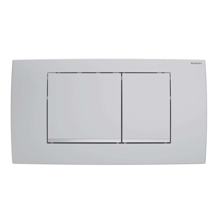 Geberit Twinline30 - Ovládání splachování, easy to clean, matný chrom 115.899.JQ.1
