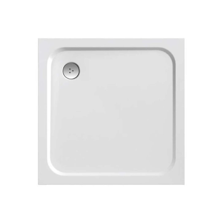 Ravak Galaxy Pro Chrome - Sprchová vanička Perseus Pro-90 Chrome, 90x90 cm, bílá XA047701010