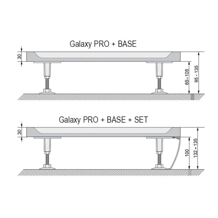 Ravak Galaxy Pro Flat - Sprchová vanička Gigant Pro Flat, 120x90 cm, bílá XA03G711010