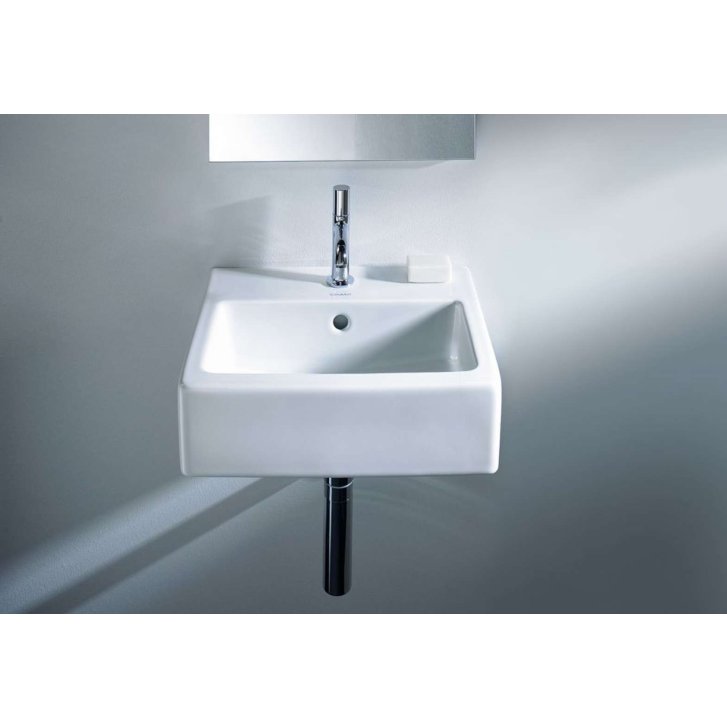 Duravit Vero - Umývátko nábytkové 45x35 cm, s 1 otvorem pro baterii, bílá 0704450027