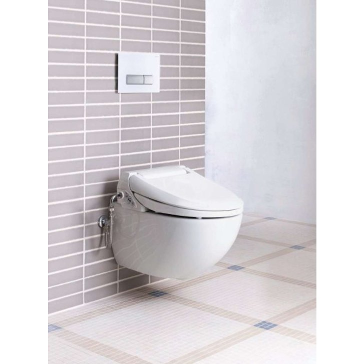 Geberit AquaClean - Elektronický bidet AquaClean 4000 s keramikou, Rimfree, SoftClosing, alpská bílá 146.135.11.1