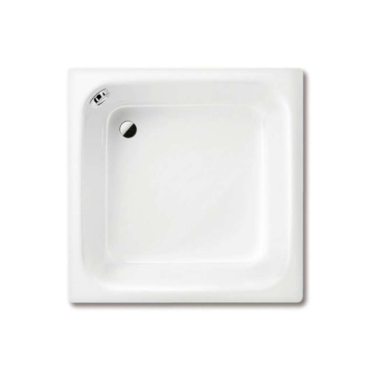 Kaldewei Advantage - Obdélníková sprchová vanička Sanidusch 558, 75x80x25 cm, bílá - sprchová vanička, Perl-Effekt, bez polystyrénového nosiče 332500013001