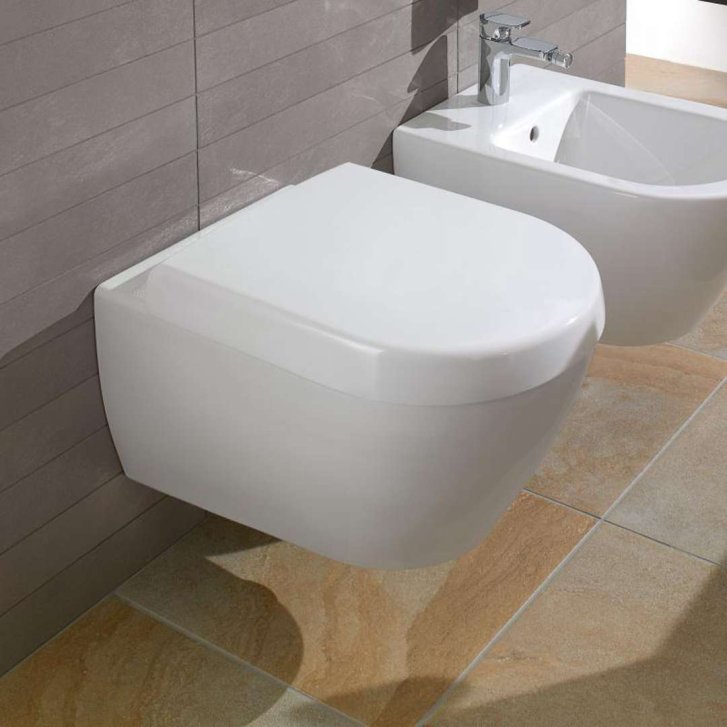 Villeroy & Boch Subway 2.0 - Závěsné WC, Aquareduct, s CeramicPlus, alpská bílá 560010R1