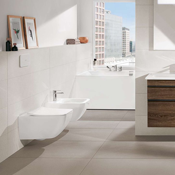 Villeroy & Boch Venticello - Závěsné WC, DirectFlush, CeramicPlus, alpská bílá 4611R0R1