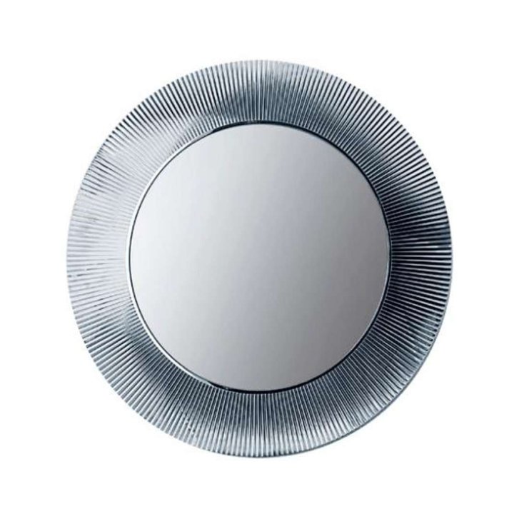 Laufen Kartell - Zrcadlo v rámu, průměr 78 cm, stříbrná H3863310860001