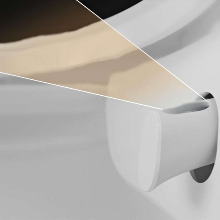 Villeroy & Boch ViClean - Elektronický bidet s keramikou, Rimless, CeramicPlus, SoftClosing, alpská bílá V0E200R1