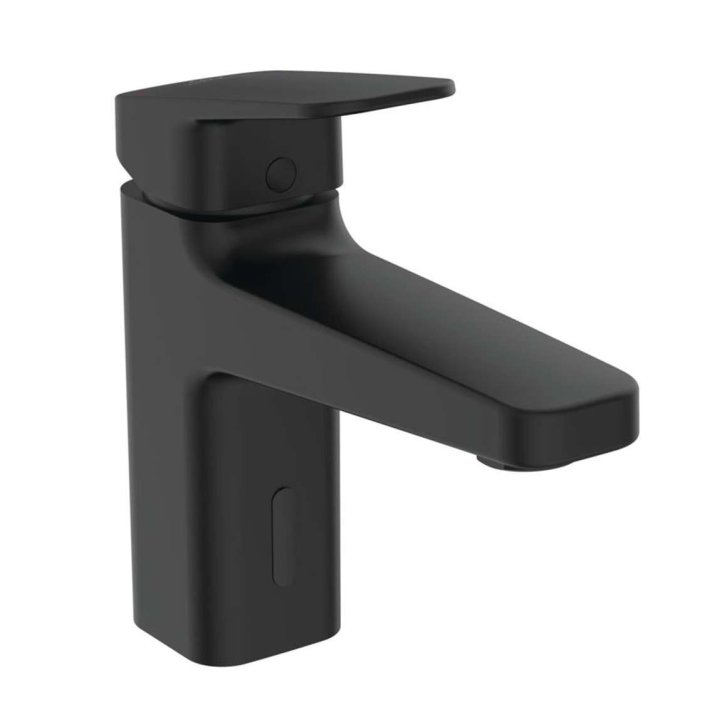 Ideal Standard Ceraplan iX - Hybridní umyvadlová baterie, s výpustí ClickClack, bateriové napájení, hedvábná černá BD283XG