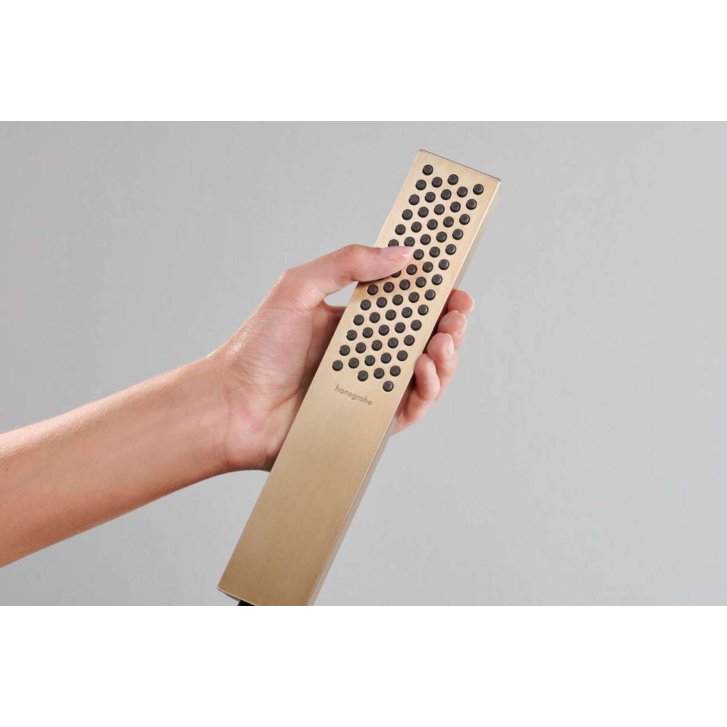 Hansgrohe Pulsify E - Sprchová hlavice, EcoSmart, kartáčovaný bronz 24320140