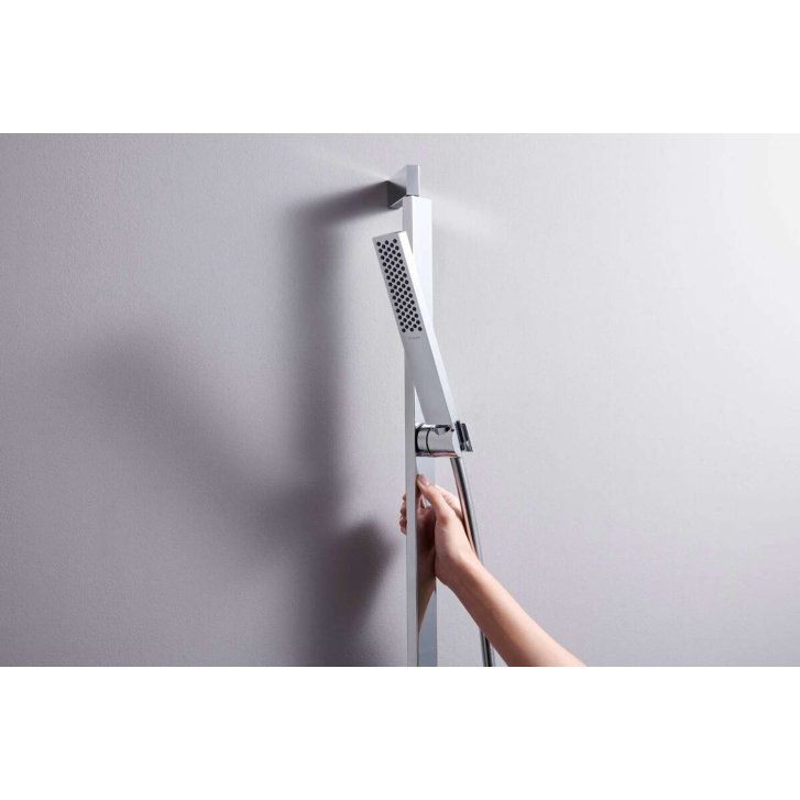 Hansgrohe Pulsify E - Set sprchové hlavice, tyče a hadice, EcoSmart+, chrom 24371000