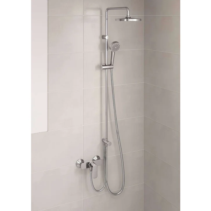 Hansa Basic - Sprchový set bez baterie, s přepínačem, chrom 55380130