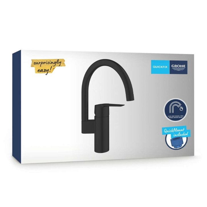 Grohe Start - Dřezová baterie, matná černá 304692430