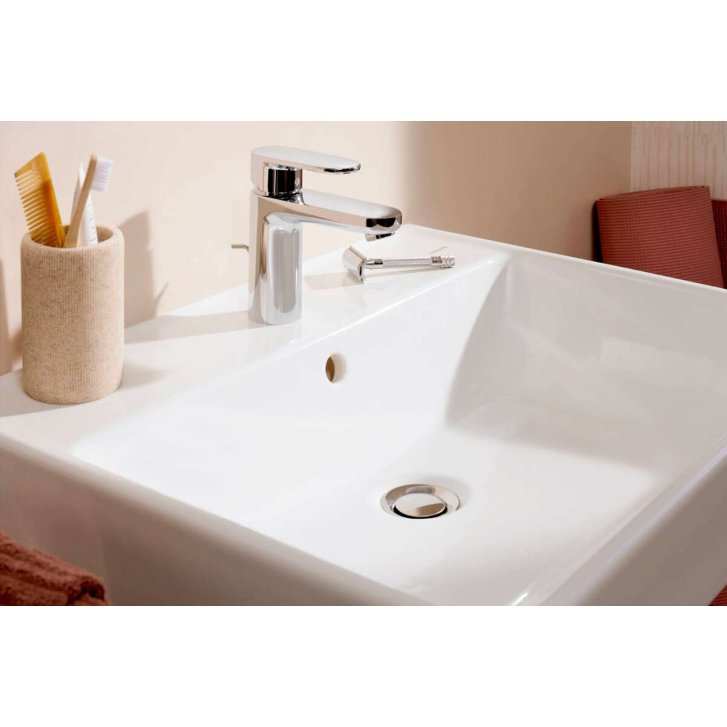 Hansgrohe Xanuia Q - Umyvadlo 60x48 cm, s přepadem, otvor pro baterii, bílá 60133450