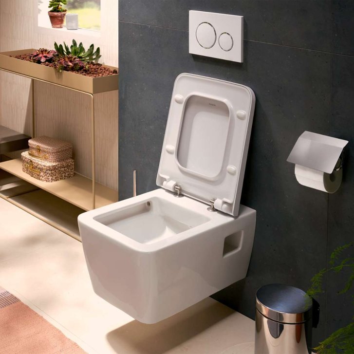 Hansgrohe EluPura Original Q - Závěsné WC, Rimless, bílá 60145450