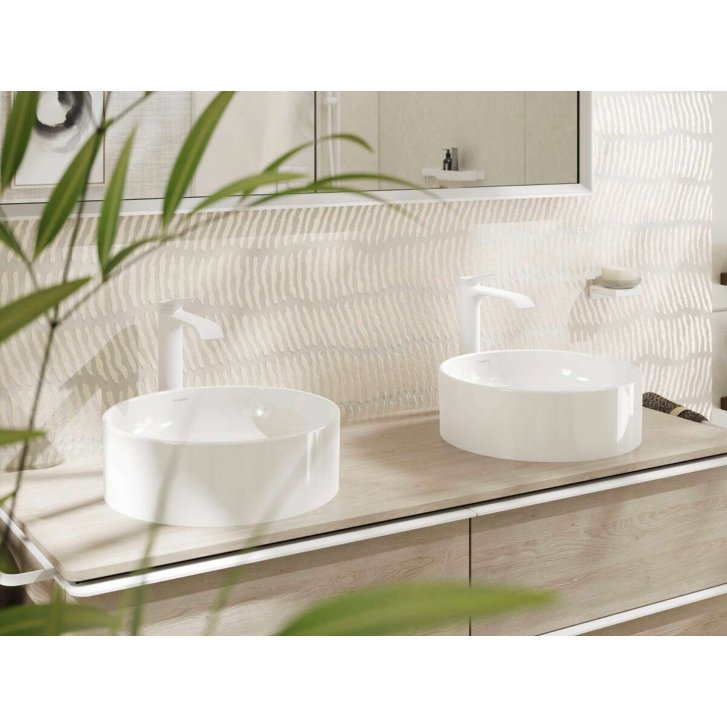Hansgrohe Xuniva S - Umývátko na desku, průměr 40 cm, bez přepadu, bílá 60164450