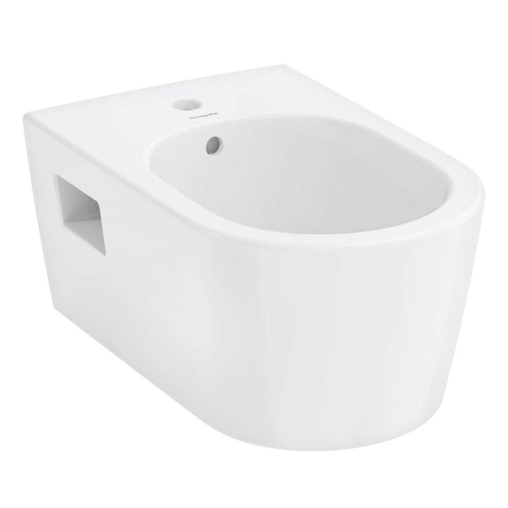 Hansgrohe EluPura Original S - Závěsný bidet, otvor pro baterii, bílá 60281450