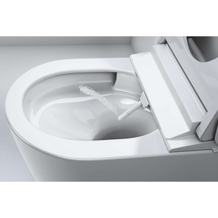 Grohe Sensia - Elektronický bidet s keramikou, Rimless, Triple Vortex, HyperClean, alpská bílá 36507SH0
