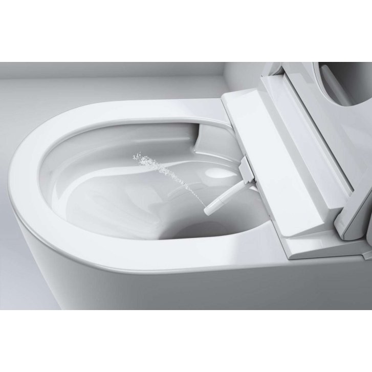 Grohe Sensia - Elektronický bidet s keramikou, Rimless, Triple Vortex, HyperClean, alpská bílá 36507SH0