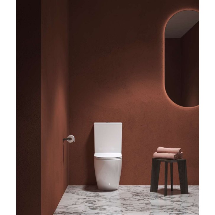 Ravak - WC kombi se sedátkem SoftClose, vario odpad, spodní napouštění, RimOff, bílá X01870