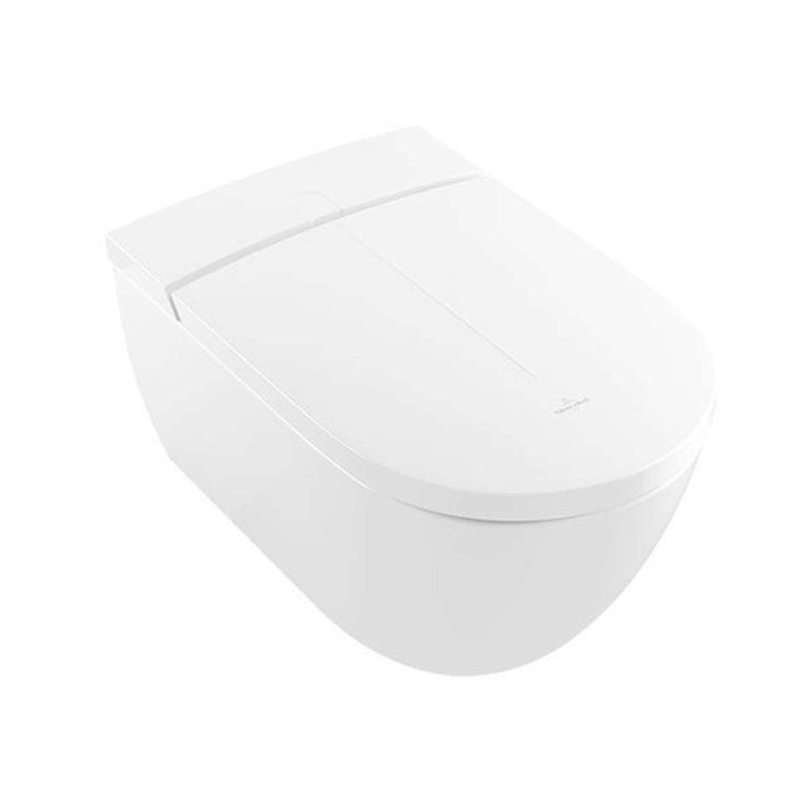 Villeroy & Boch ViClean - Elektronický bidet s keramikou, Rimless, CeramicPlus, SoftClosing, alpská bílá V0E100R1