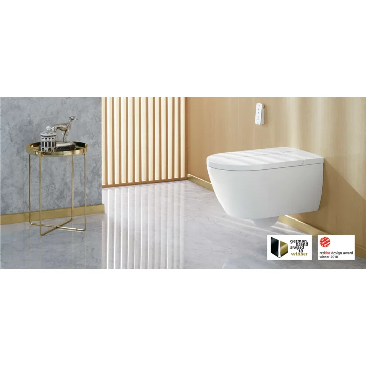 Villeroy & Boch ViClean - Elektronický bidet s keramikou, Rimless, CeramicPlus, SoftClosing, alpská bílá V0E100R1