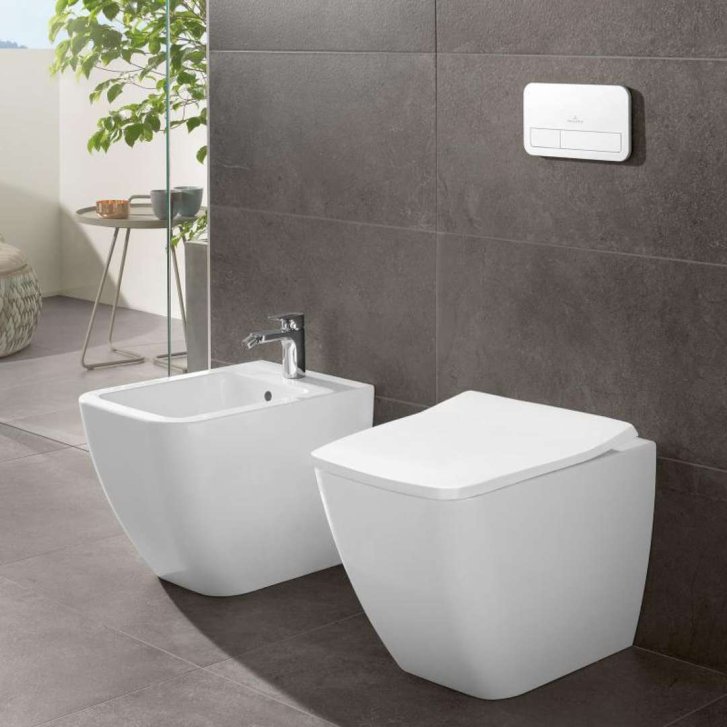 Villeroy & Boch ViConnect - Ovládací tlačítko splachování M200, lesklá šedá 922400RA