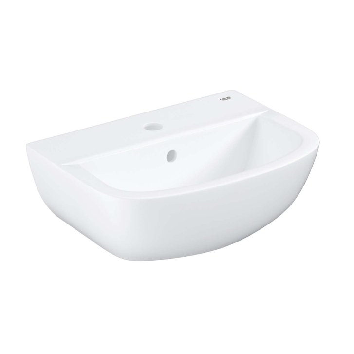 Grohe Bau Ceramic - Umývátko 45x35 cm, s přepadem, 1 otvor pro baterii, alpská bílá 39424000