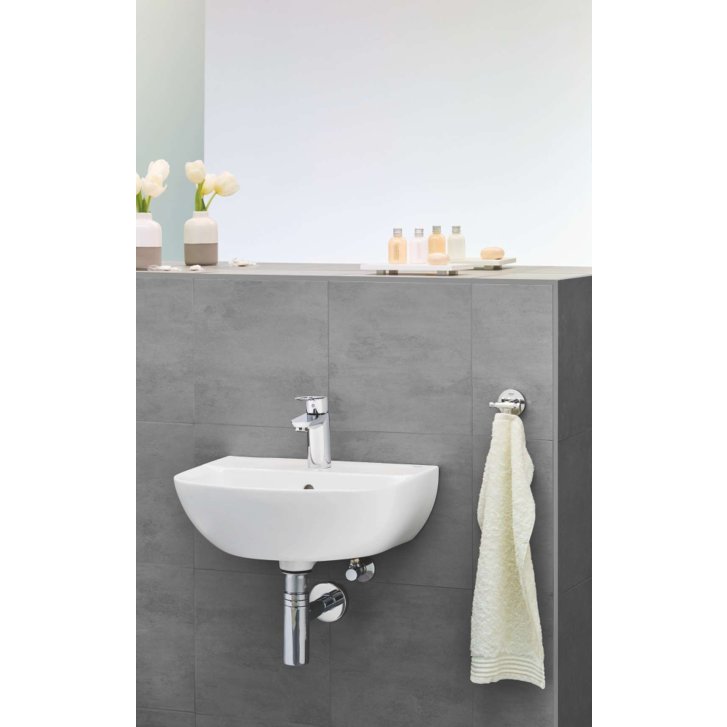 Grohe Bau Ceramic - Umývátko 45x35 cm, s přepadem, 1 otvor pro baterii, alpská bílá 39424000