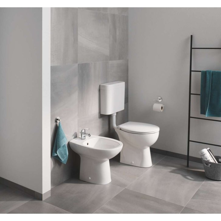 Grohe Bau Ceramic - Stojící WC, rimless, alpská bílá 39430000