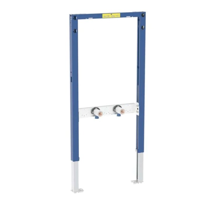 Geberit Duofix - Předstěnová instalace pro sprchu a vanu, výška 98-112 cm, nástěnná armatura na omítku 111.740.00.2
