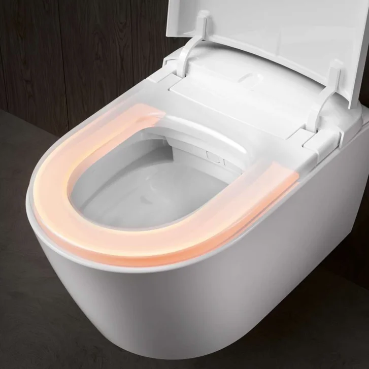 Villeroy & Boch ViClean - Elektronický bidet s keramikou, závěsný, DirectFlush, CeramicPlus, SoftClosing, alpská bílá V16EN3R1