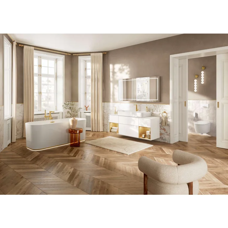 Villeroy & Boch ViClean - Elektronický bidet s keramikou, závěsný, DirectFlush, CeramicPlus, SoftClosing, alpská bílá V16EN3R1