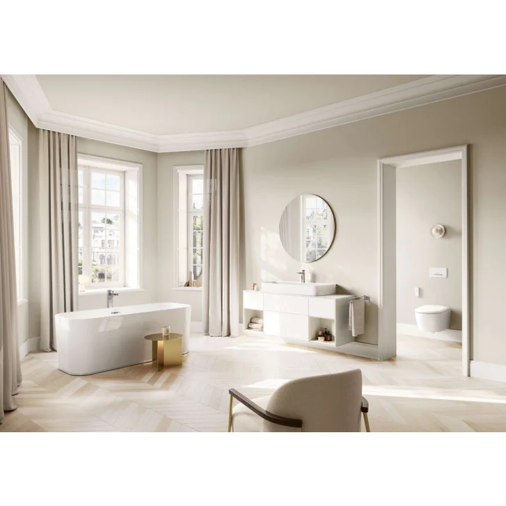 Villeroy & Boch ViClean - Elektronický bidet s keramikou, závěsný, DirectFlush, CeramicPlus, SoftClosing, alpská bílá V16EN3R1