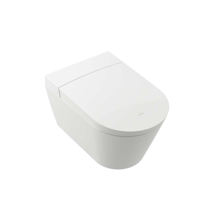 Villeroy & Boch Tivo - Elektronický bidet s keramikou, závěsný, DirectFlush, CeramicPlus, SoftClosing, alpská bílá V22EM101