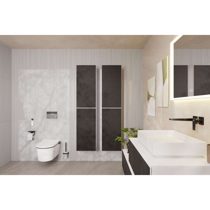 Hansgrohe LavaPura Element S - Elektronický bidet s keramikou, SoftClose, AquaHelix Flush, HygieneEffect, SmartClean, bílá 63021450
