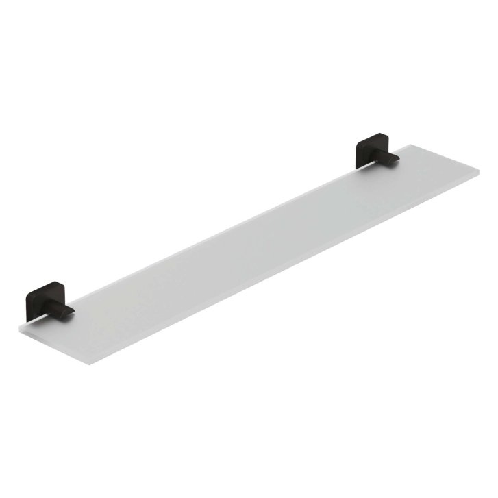 Kludi Vela S - Polička, délka 60 cm, sklo/broušený Gunmetal 25973N2