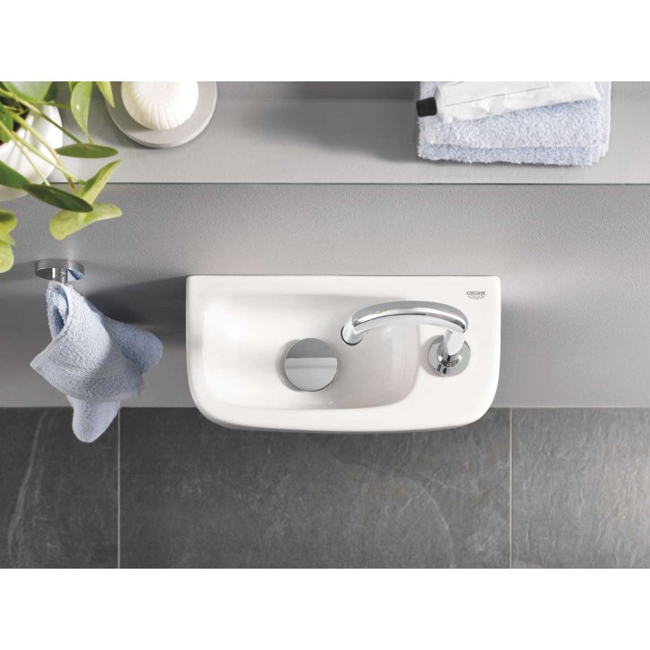 Grohe Euro Ceramic - Umývátko, 37x18 cm, alpská bílá 39327000