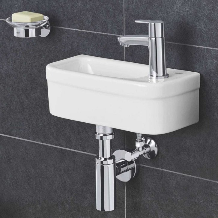 Grohe Euro Ceramic - Umývátko, 37x18 cm, alpská bílá 39327000